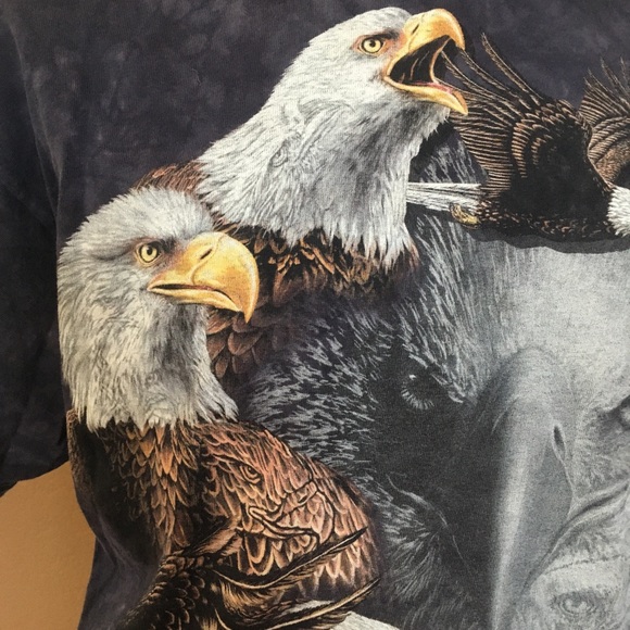 Men's 3D Tees American Eagle Silhouette T-Shirt 2X - Picture 2 of 5